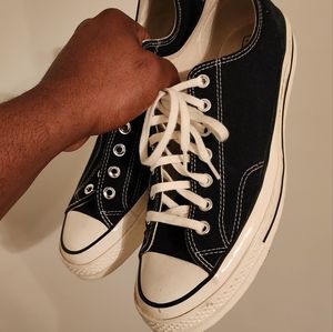 Converse 70s low black size 10